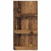 vidaXL Magazinregal mit Regal Altholz 51 x 11 x 102 cm Holzwerkstoff