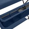 vidaXL Wickeltisch Marineblau Eisen