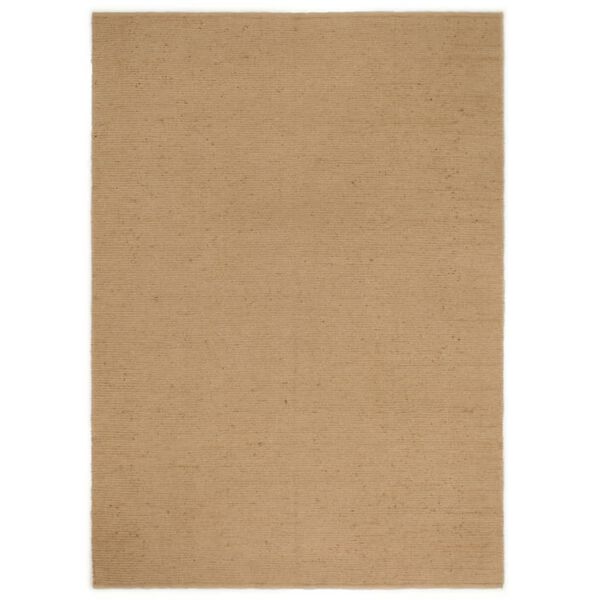 vidaXL Schlingenteppich Handgefertigt 80x160 cm Jute und Baumwolle