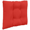 vidaXL Sofakissen f&uuml;r drau&szlig;en 3 pcs Rot Polyester