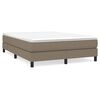 vidaXL Boxspringbettgestell Taupe 140x190 cm Stoff