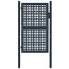 vidaXL Zauntor Anthrazit 102x175 cm Stahl