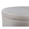 Venture Home Hocker Dunken 51x51x43 cm Samt Beige