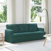vidaXL Sofa Dunkelgr&uuml;n Gesamtabmessungen: 201 x 80 x 85 cm (B x T x H)