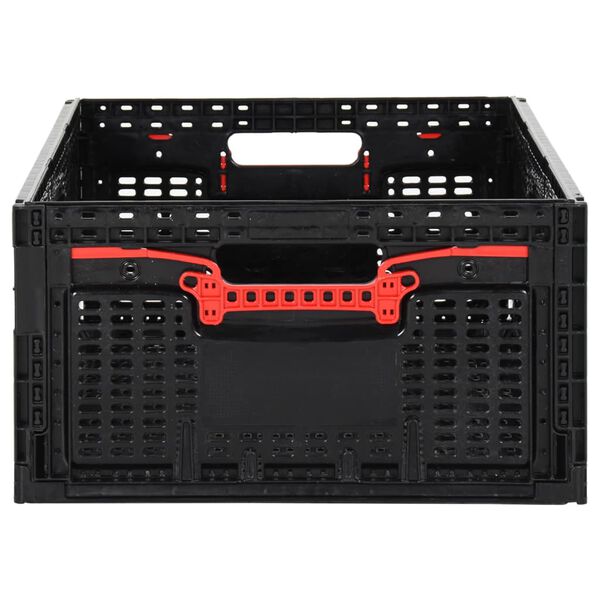 vidaXL Klappbox 60x40x22 cm Schwarz 46 L