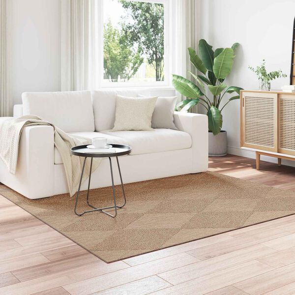 vidaXL Bereichsteppiche Quadratisch HUARTE Natur 200 x 200 cm