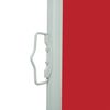 vidaXL Ausziehbare Seitenmarkise 120&times;500 cm Rot
