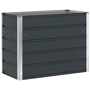 vidaXL Pflanzk&uuml;bel Anthrazit 480 x 50 x 45 cm Verzinkter Stahl