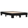 vidaXL Bettgestell Schwarz 120x200 cm Holzwerkstoff und Metall