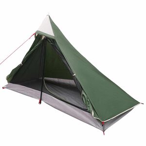 vidaXL Trekkingzelt Gr&uuml;n 222 x 85 x 125 cm