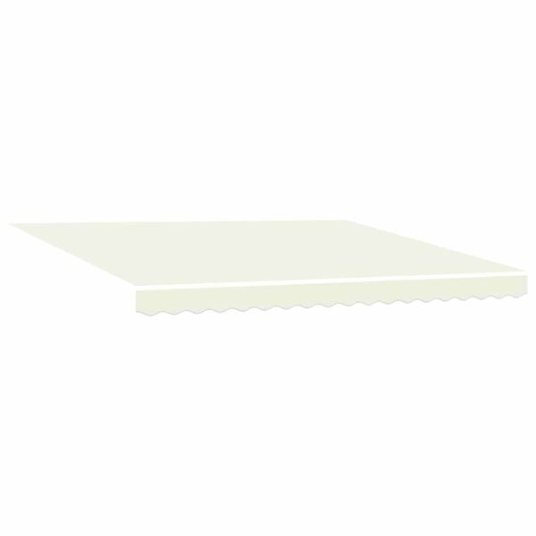 vidaXL Einziehbare Markise Creme 400 x 300 cm Polyester und Metall