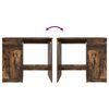 vidaXL Schreibtisch R&auml;uchereiche 86x49x76 cm Holzwerkstoff