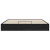 vidaXL Ottoman Bettgestell Schwarz Eichen-Optik 193 x 120 x 25 cm