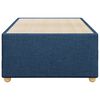 vidaXL Bettgestell ohne Matratze Blau 100x200 cm Stoff