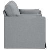 vidaXL Sofa Hellgrau Gesamtabmessungen: 139 x 78 x 80 cm (B x T x H)