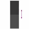 vidaXL Verdunkelungsrollo Schwarz 80x230 cm Stoffbreite 75,7 cm