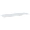vidaXL B&uuml;cherregal-Bretter 4 Stk. Hochglanz-Wei&szlig; 60x20x1,5 cm