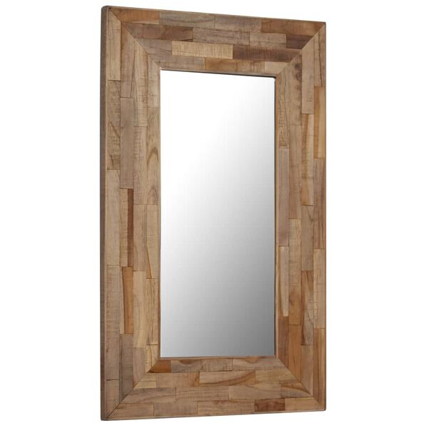 vidaXL Spiegel Recyceltes Teakholz 50 x 80 cm