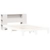 vidaXL Kopfteil mit Stauraum Wei&szlig; 140 cm Massivholz Kiefer