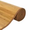 vidaXL Teppich Rechteckig Natur 80x1000 cm Bambus