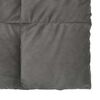 vidaXL Ganzjahresbettdecke Gepolstert Hellgrau 155 x 200 cm Mikrofaser