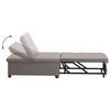 vidaXL Pull-Out Schlafsofa Taupe 194 x 50 x 82 cm Sperrholz