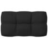vidaXL Palettensofa-Auflagen 7 Stk. Schwarz