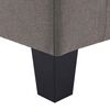 vidaXL Sofa Taupe 3-Sitzer Stoff