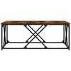 vidaXL Couchtisch R&auml;uchereiche 100x100x40 cm Holzwerkstoff