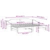 vidaXL Tagesbett Ausziehbar 80x200 cm Massivholz Kiefer