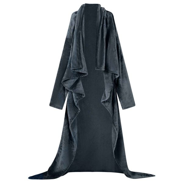 vidaXL Decken-Hoodie Marineblau F Flanell