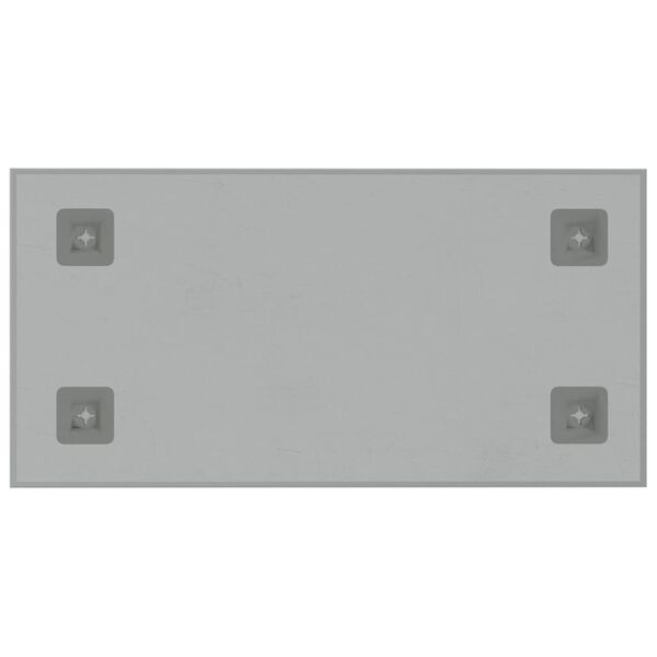 vidaXL Magnettafel Wandmontage Wei&szlig; 60x30 cm Hartglas