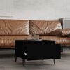 vidaXL Beistelltische 2 Stk. Schwarz 50x46x35 cm Holzwerkstoff