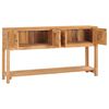 vidaXL Sideboard 140x30x75 cm Massivholz Teak