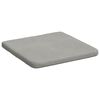 vidaXL Sitzkissen 4 pcs Hellgrau 40 x 40 x 3 cm Mikrofaserstoff
