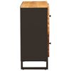 vidaXL Seitenschrank Braun 80 x 33 x 75 cm Massivholz Mango
