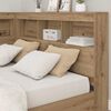 vidaXL Aufbewahrungskopfteil Artisan-Eiche 120 cm Holzwerkstoff