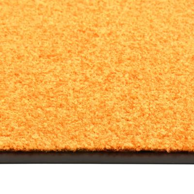 vidaXL Fußmatte Waschbar Orange 60x180 cm