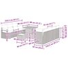 vidaXL Garten-Sofa-Set mit Kissen 11 pcs Schwarz Poly Rattan