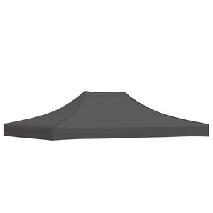 vidaXL Partyzelt-Dach 4x3 m Anthrazit 270 g/m&sup2;