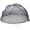 vidaXL Pool-Dome Schwarz 430 x 430 x 210 cm