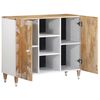 vidaXL Sideboard 90x33,5x75 cm Massivholz Mango