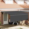 vidaXL Einziehbare Markise Anthrazit 400 x 300 cm