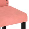 vidaXL Esszimmerst&uuml;hle 4 Stk. Rosa Samt