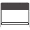 vidaXL Hochbeet Gartenpflanzer Schwarz 100 x 26 x 82 cm Stahl