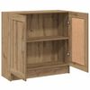 vidaXL B&uuml;cherschrank Artisan-Eiche 82,5x30,5x80 cm Holzwerkstoff