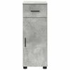 vidaXL Badezimmerschrank mit Schubladen Beton Grau 30 x 35 x 80 cm