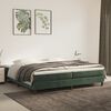 vidaXL Boxspringbettgestell Dunkelgr&uuml;n 200x200 cm Samt