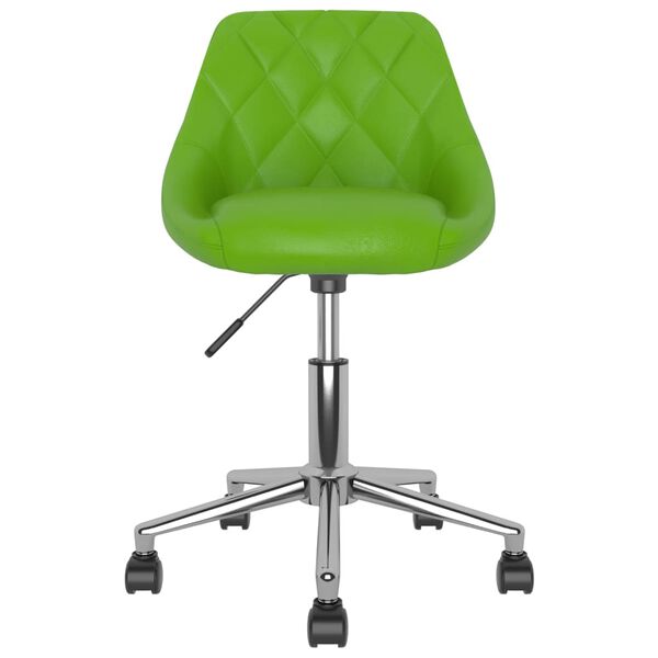 vidaXL B&uuml;rostuhl Drehbar Gr&uuml;n Kunstleder