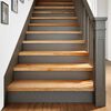vidaXL Treppenstufen 16 Stk. Hellbraun 100x30x2 cm Massivholz Eiche
